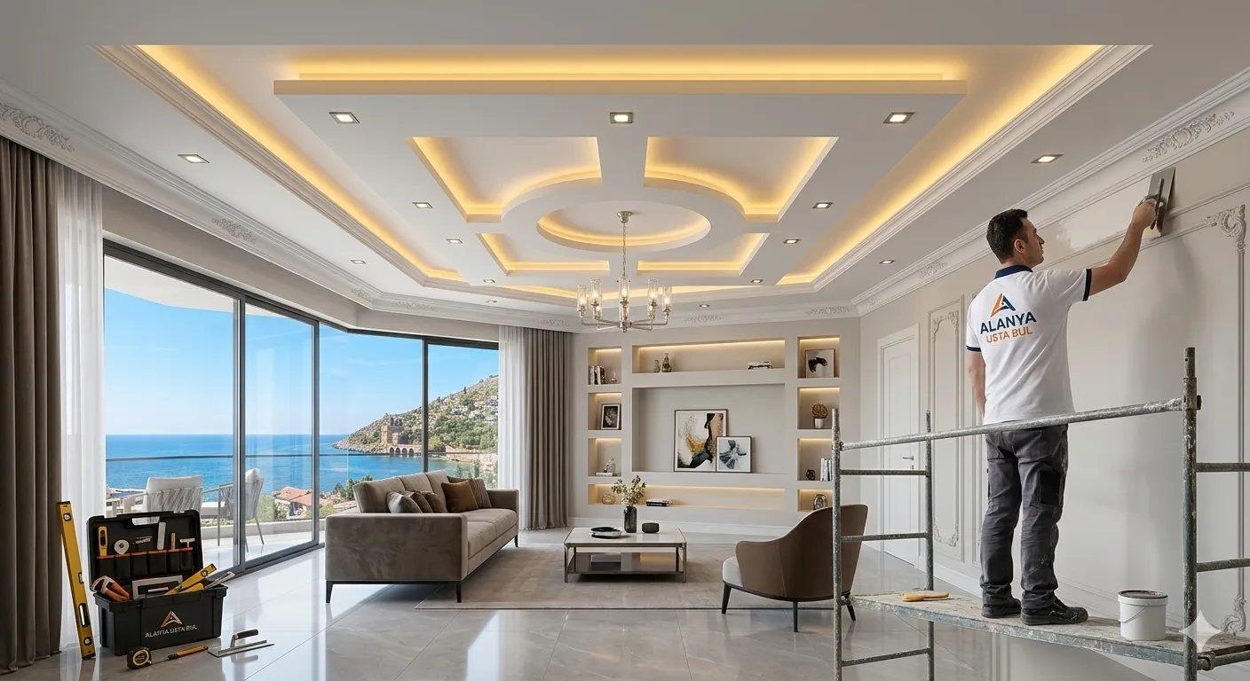 Alçıpan, Asma Tavan ve Kartonpiyer İşleri